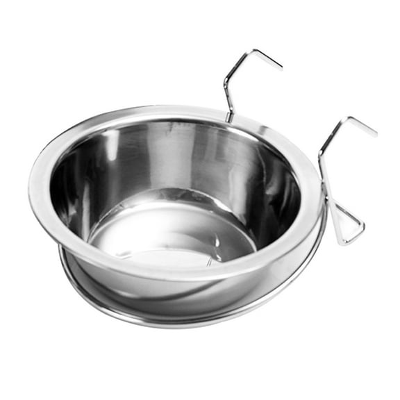 StainlessSteel Pet Hanging Bowl Guinea Pigs Feeders Cups for Cage for Home Indoor Outdoor Space Saving
