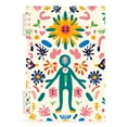 thumbnail image 7 of FORMRS 1-Subject Spiral Notebook 8" x 5" College Ruled 60 Refillable Sheet A5 Hard Cover, Abstract Floral, 7 of 7