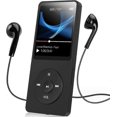 thumbnail image 1 of A02s 8GB MP3 Player with FM Radio, Voice Recorder, 70 Hours Playback - Black, 1 of 4