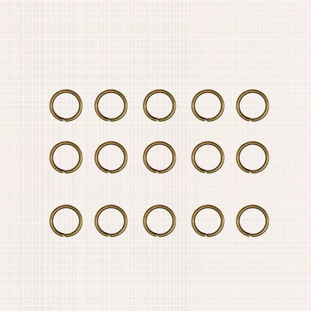 Phenofice 200Pack Split Rings Linking Stainless Steel Silver For DIY Projects