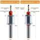 thumbnail image 2 of 2pcs Wood Drill Bits, HSS Drill Bit Set, 8mm Steel Countersink Drill Bits, Countersink Drill Bit Set for Woodworking, Plastic, Drilling Holes (Size), 2 of 5