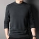 thumbnail image 2 of y Otoño Invierno Nuevos Hombres Moda Casual Simple, Suave Cálido Suéter de Cuello Medio Alto de Manga Larga de Pura Lana, 2 of 5