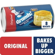 Pillsbury Grands! Southern Homestyle Biscuits, Original, 8 Count, 16.3 oz