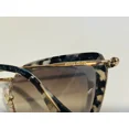 thumbnail image 3 of MIU MIU Tortoise Polished Gold Plate Sunglasses. Cat Eye Sunnies Made In Italy, 3 of 6