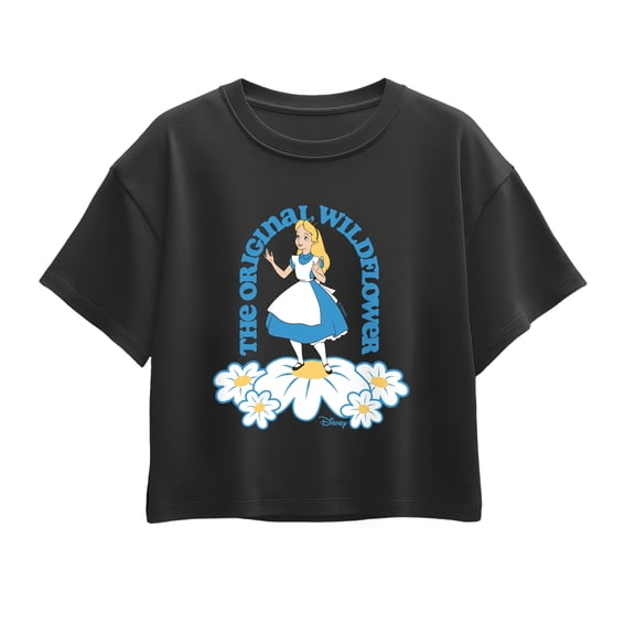 Alice in Wonderland - The Original Wildflower - Youth Girls Boxy T-Shirt