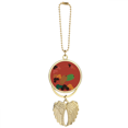 thumbnail image 1 of Painting Japanese Culture Pumpkin Car Keychain Angel Wing Pendant, 1 of 4