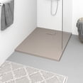thumbnail image 1 of vidaXL Plateau de Base de Douche SMC Brun 100x80 cm, 1 of 5