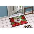 thumbnail image 2 of Carolines Treasures English Bulldog Poinsettas Door Mat Indoor Rug or Outdoor Welcome Mat 24x36 Doormat 36L x 24W, 2 of 4