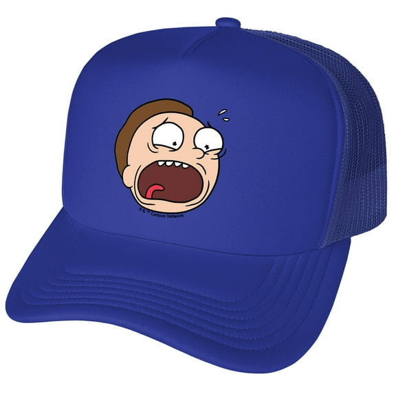 Rick And Morty Morty Headshot Foam Snapback Trucker Hat - Unisex for Men and Women