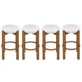 thumbnail image 1 of Tara Indoor Round Seat Bar Stool,Walnut, 1 of 10
