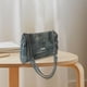 thumbnail image 1 of Bolso de hombro para mujer, bolso cruzado, bolso de mano sencillo informal para fiesta, viaje, verano Azul, 1 of 8