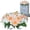 A_A, variant on Headstone Flowers – Artificial Cemetery Flowers for Grave, Artificial Roses and Chrysanthemums Mixed - Easy to Install Cemetery Flowers for Grave Saddle, Blue,.Red and White