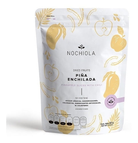 Piña Enchilada Deshidratada Natural 60g Nochiola Vegan | Bodega Aurrera ...