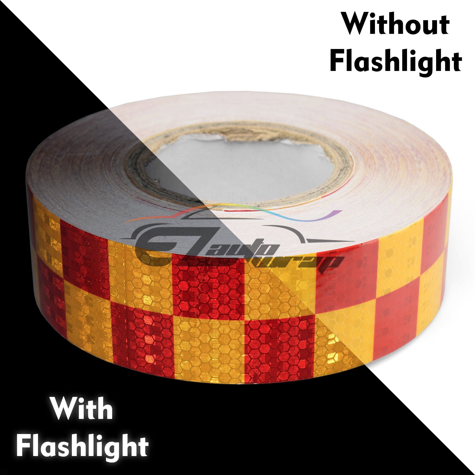 *Checker Conspicuity Tape 2/"x120/' Reflective Safety Warning Sign Car Truck RV