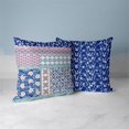 thumbnail image 4 of Bouquet Haven Throw Pillow with Removable Cover in Blue 18x18, 4 of 6