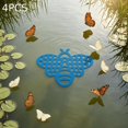 thumbnail image 4 of Juego de 4 piezas de accesorios flotantes para jardín: regadera, plataforma de aterrizaje para mariposas, Azul, 4 of 7