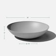 thumbnail image 3 of Veradek Pure Series Lane Bowl 32" Planter Grey, 3 of 9