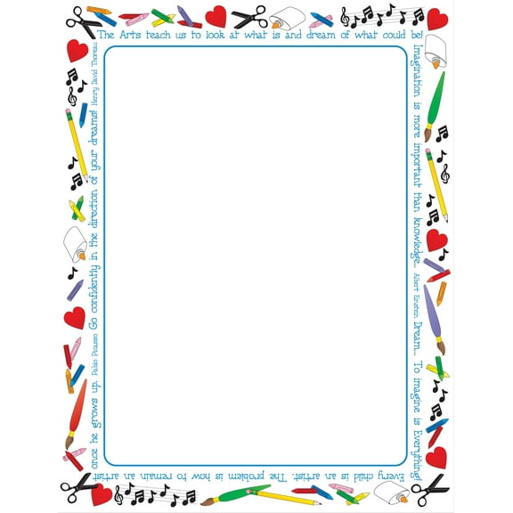 SHAPES ETC.   Designer Paper - Imagine (50 Sheet Package)