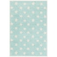 thumbnail image 2 of Unique Loom Whimsy Kids Collection Area Rug - Stars (2' 2" x 3' 1" Rectangle Clear Blue/Ivory), 2 of 9