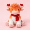 thumbnail image 5 of Luoshdecor Highland Cow Stuffed Animal,Cute Fluffy Cow Animal Doll,Valentines Gift for Girlfriends,Family,Friend, 5 of 7