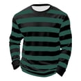 thumbnail image 5 of CONZONE Carnival Men's T-Shirts Short Sleeve T Shirts for Men Casual Crew Neck Striped Lightweight Tees Soft Cozy Athletic Tops, 5 of 5