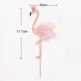 thumbnail image 3 of 5 Piezas Tropical Flamenco Cake Topper Shower Bebé Adorno de Partidos Sunnimix Primeros tropicales de la torta del flamenco, 3 of 8