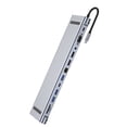 thumbnail image 1 of Adaptador multipuerto 7/11/12 en 1 Lector de tarjetas SD/TF Puertos USB 3.2/3.0/2.0 3.5mm AUX, 1 of 9