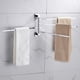 thumbnail image 4 of Toallero Giratorio de 4 Barras para Baño, Soporte de Pared para Cocina, Ahorra Espacio, Organizador de Toallas de Aluminio., 4 of 5