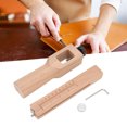 thumbnail image 3 of Leather Strip Cutter, Smoothly Exterior Durable Wooden Leather Cutter Clear Scales  For DIY, 3 of 8