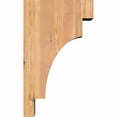 thumbnail image 3 of 5 1/2"W x 12"D x 20"H Mediterranean Smooth Corbel, Western Red Cedar, 3 of 9