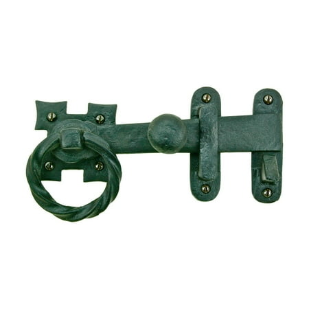 Wrought Iron Door Latch Lock Set Ring Pull Rustproof Latches Wrought Iron Door Latch Lock Set Ring Pull Rustproof Latches Hardware 7