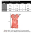 thumbnail image 6 of Summer Dresses For Women 2022 Floral Print Womens Dresses Plus Size Ruffle Sleeves Sundresses Alsol Lamesa, 6 of 6