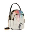 thumbnail image 7 of FORMRS Crossbody Bag for Women Quilted Travel Shoulder Cell Phone Purse with Chain Strap Handbag, Black Astronaut, 7 of 7