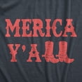 thumbnail image 2 of Mens Merica Yall T Shirt Funny Cool Fourth Of July Party Patriotic Cowboy Tee for Guys Graphic Tees, 2 of 9