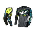 thumbnail image 1 of Oneal Youth Element Villain Gray/Yellow Jersey Pant Combo, 1 of 5