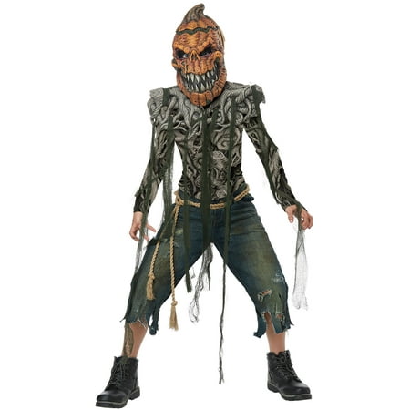 Boys Pumpkin Creature Monster Costume