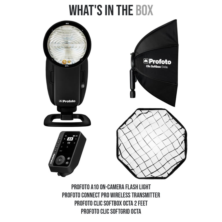 Profoto A10 On-Camera Flash Light for Sony Bundle with Profoto