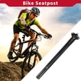 thumbnail image 3 of Unique Bargains Bicycle Seat Post Bike Seatpost Bicycle Seat Tube for Bicycle Carbon Fiber 27.2 x 350 mm 3K Gloss Black, 3 of 7