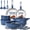 Blue, variant on CAROTE 25 Pcs Ceramic Nonstick Cookware Sets, Pots and Pans Set with Detachable Handles, Oven Safe, Induction Cookware, Stackable Kitchen Cooking Set, Blue