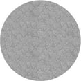 thumbnail image 1 of Ahgly Company Indoor Round Patterned Silver Gray Area Rugs, 5' Round, 1 of 6