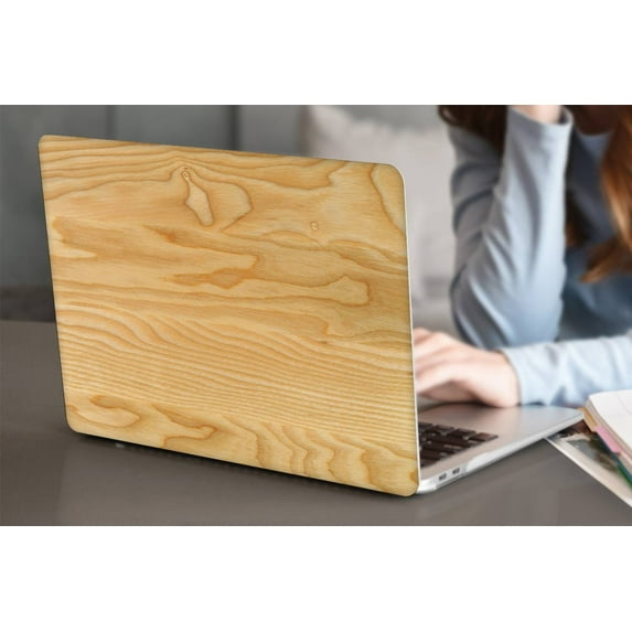 KSK KAISHEK Plastic Hard Shell Case Cover Only Compatible 2012 2013 2014 2015 Released MacBook Pro 13" No Touch + Black Keyboard Cover Model: A1502 & A1425 Wood grain 20_2