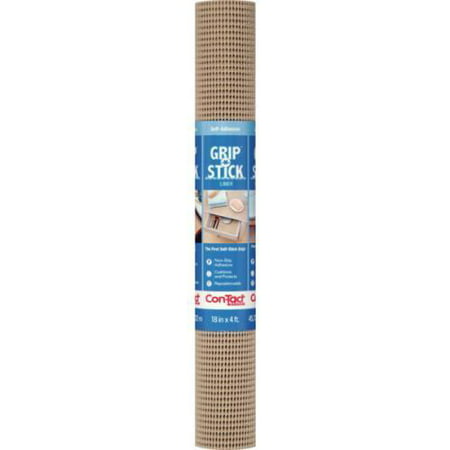 18 X 4' Con-Tact Grip N Stick Mat - Taupe