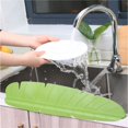 thumbnail image 1 of TidBay Sink Splash Guard Food Grade Exquisite Shape TPR Island Sink Water Splash Guard with Attached Sucker Kitchen Supplies, 1 of 8