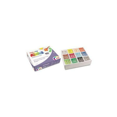 Oil Pastel Set With Carrying Case,12-Color Set, Assorted, 432/Pack