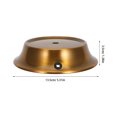 thumbnail image 2 of EXHUMKY Base De Redonda De Metal Dorado Para Con Peso Estable Y Moderno Para Del Hogar, 2 of 8