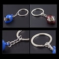 thumbnail image 2 of llavero casco de moto colgante llavero colgante llavero bolso portafolios clave Anillo Joyería Encanto Llavero, Negro Zefei Wu 9024735055204, 2 of 5