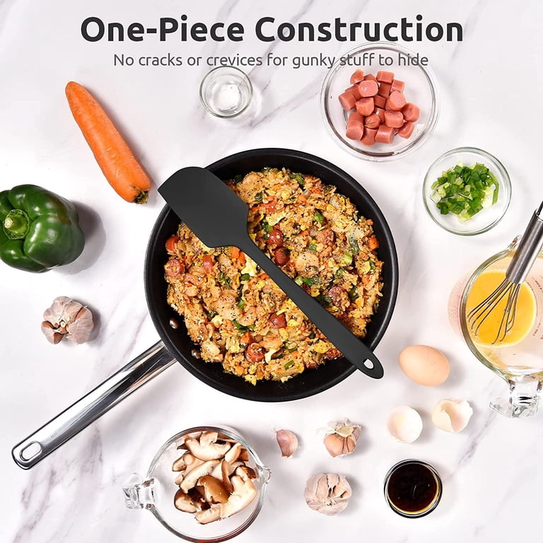 Large Silicone Spatula, Heat Resistant Seamless Bowl Scraper photo 2