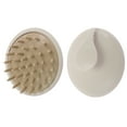 thumbnail image 4 of Unique Bargains 1 Pc Handle Hair Shampoo Brush for Head Massage 3.54"x3.15"x2.95" Earthy Yellow, 4 of 6