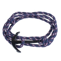 Navy Blue Black Anchor