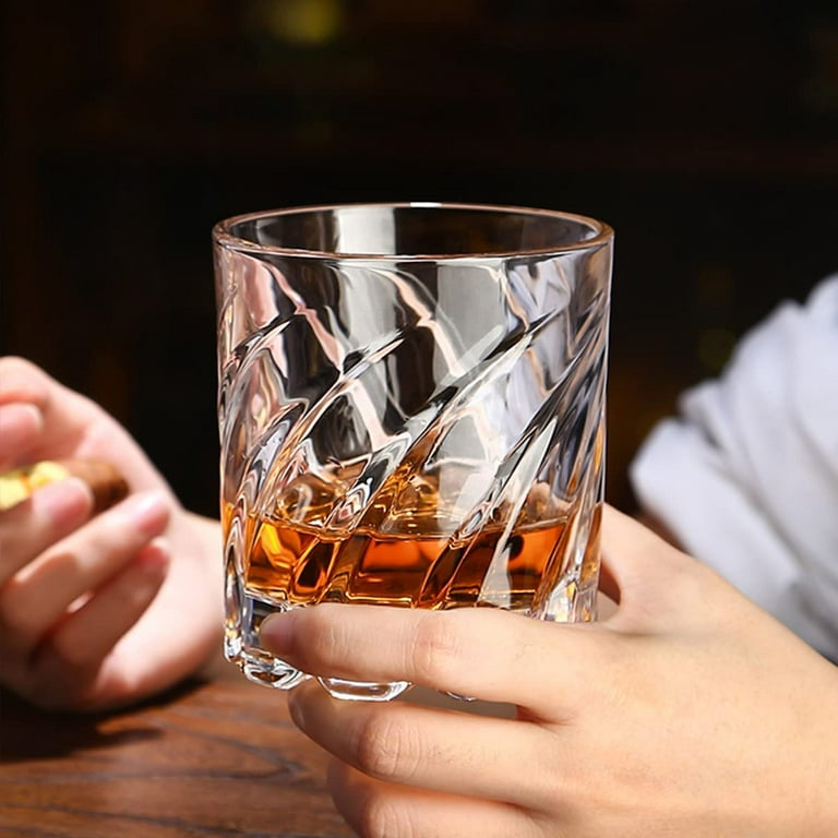 Crystal Whiskey Glasses for Scotch & Whiskey - Set of 2 (300ml each) – Saki  Experience